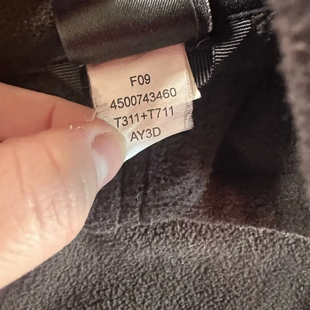 The North Face Men's Medium Black Full Zip Up Fleece 3n1 Inner Layer